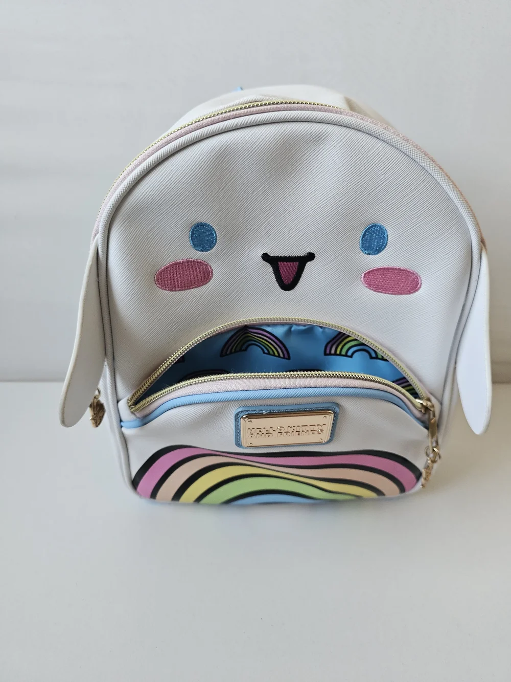 NWT Sanrio Cinnamoroll & Hello Kitty Rainbow Mini Backpack